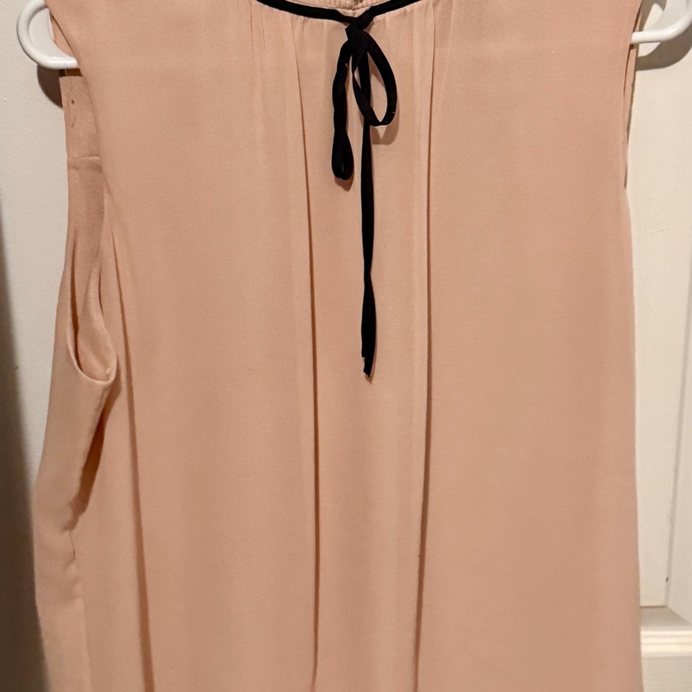 Karl Lagerfeld Blush Pink Top with Black Label